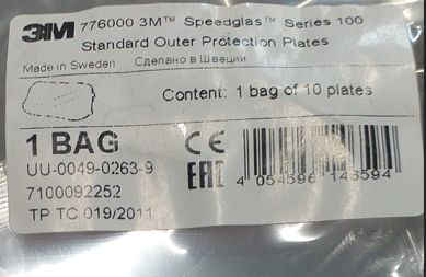 Lentile exterioare M Speedglas standard pentru căști sudura seria 100, 3M