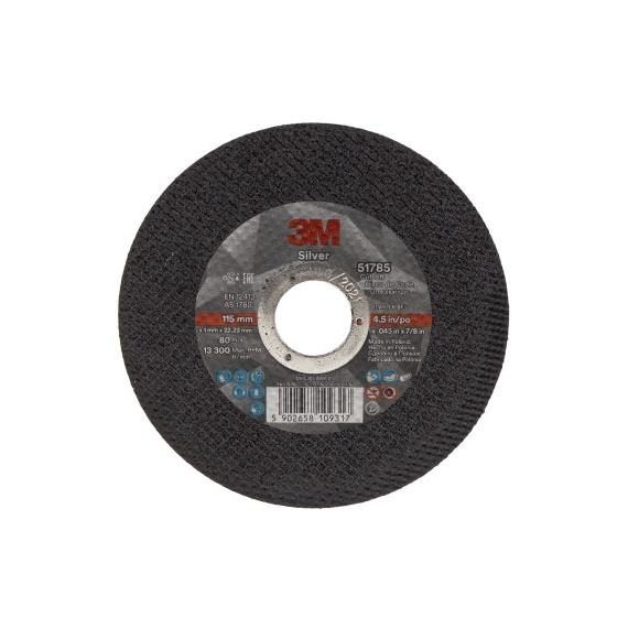 3M51785  Disc Debitare Silver , 115mm