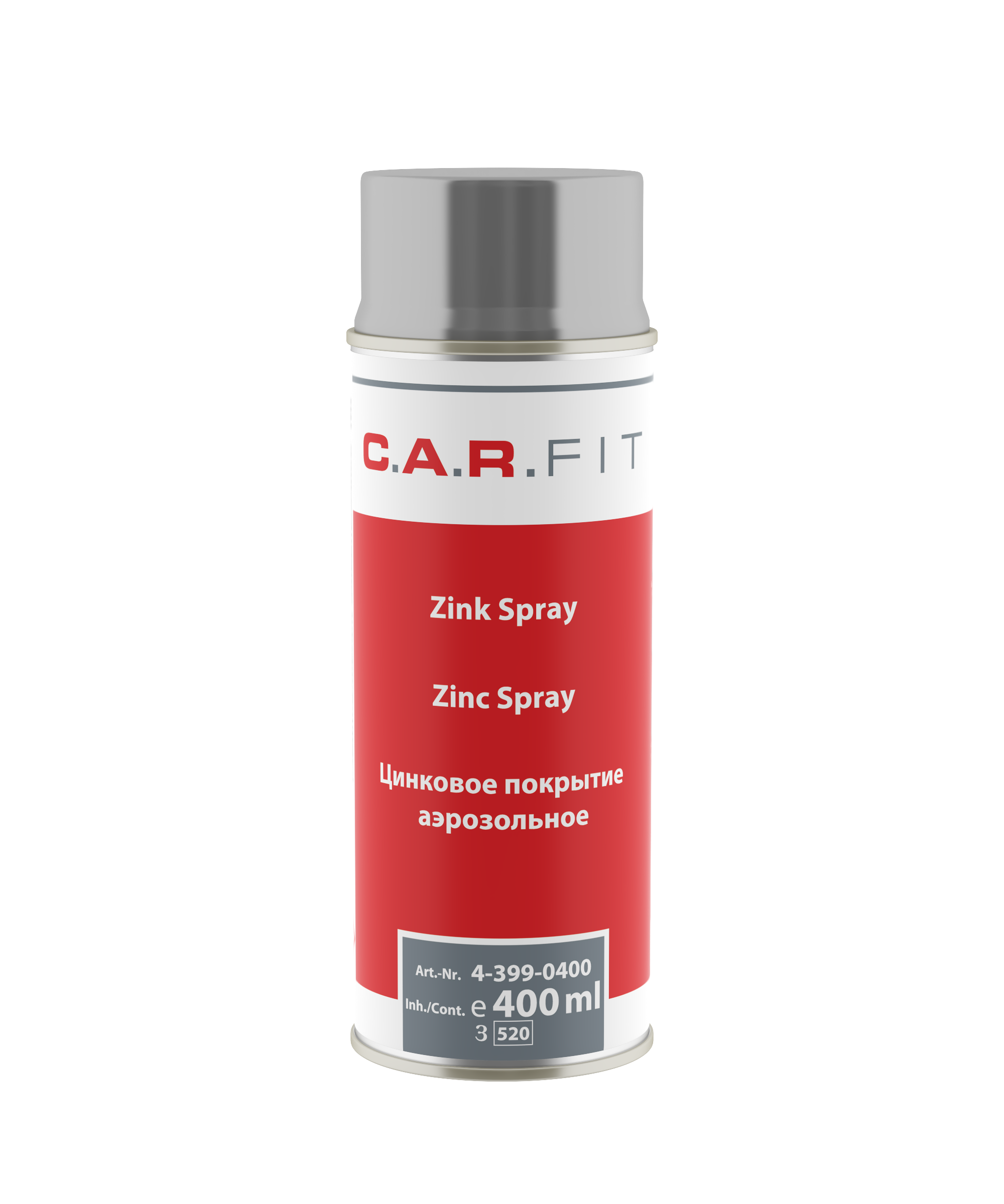 Spray zinc, 1K, gri, 400ml, C.A.R. FIT