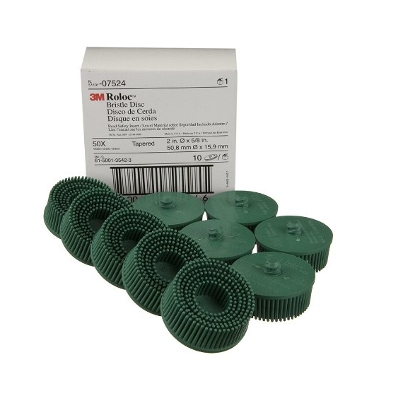 3M Disc Roloc Bristle curățire, verde, P50