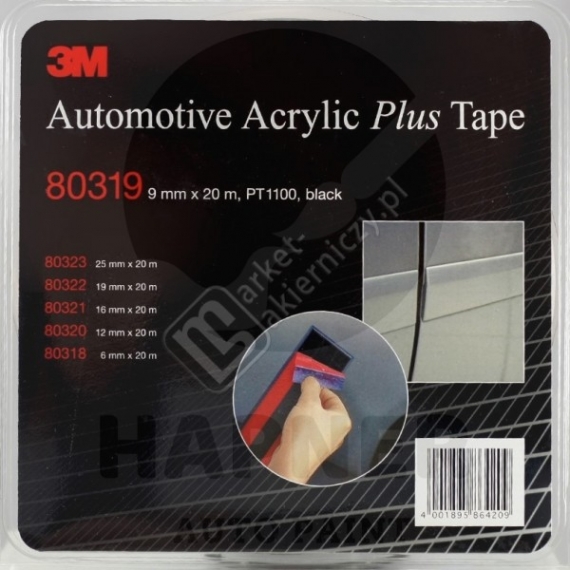 3M Banda dublu adeziva,  1.1mm, 9mmx20m     