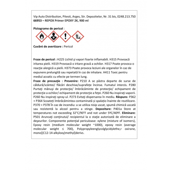 Primer EPOXY 2K,  Roberlo