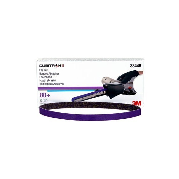 3M Curea de slefuire Cubitron™ II 786F  (10 benzi per cutie ) 80+