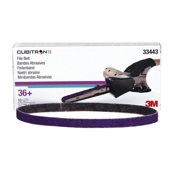 3M Curea de slefuire Cubitron™ II 786F  (10 benzi per cutie ) 80+