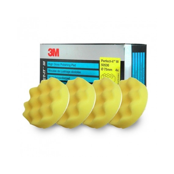 3M Burete galben polish, 75mm